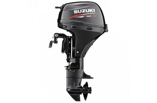 Suzuki DF15ATL EFI boat engine with hydraulic foot lift, e. starter and generator